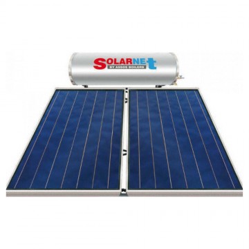 Assos Solarnet E Ηλιακός Θερμοσίφωνας 300 λίτρων Glass Διπλής Ενέργειας με 5τ.μ. Συλλέκτη